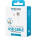 Forever cable USB - Lightning 1,0 m 1A white 