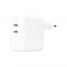 Apple Φορτιστής Χωρίς Καλώδιο με 2 Θύρες USB-C 35W Λευκός (Power Adapter)