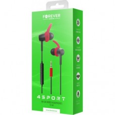 Wired earphones Forever 4Sport SP-100 red