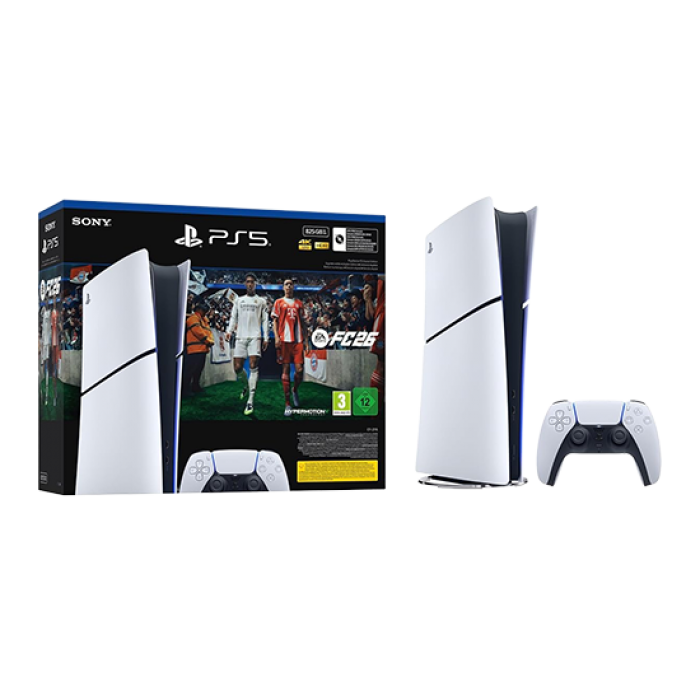  Sony PlayStation 5 Slim Digital Edition 825GB + EA Sports FC 26 EU