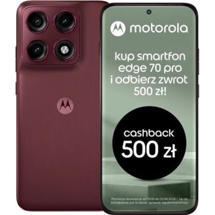 Motorola Edge 70 Pro 5G (8/256GB) PANTONE Zinfandel ΕU