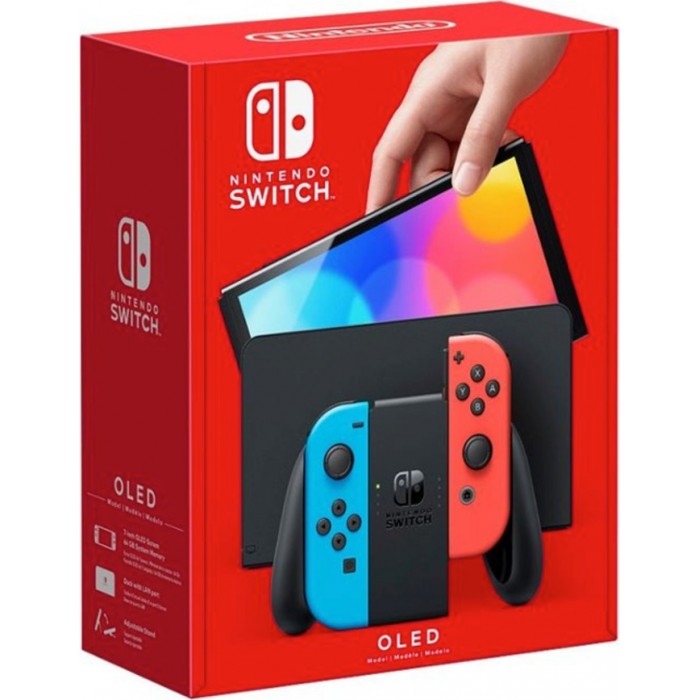  Nintendo Switch OLED Console Neon Red / Blue EU