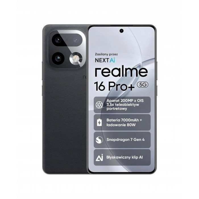 Realme 16 Pro+ 5G Dual SIM (8/256GB) Grey EU