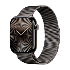  Watch Apple Watch Series 10 GPS + Cellular 46mm Slate Titanium Case with Milanese Loop M/L - Titanium EU