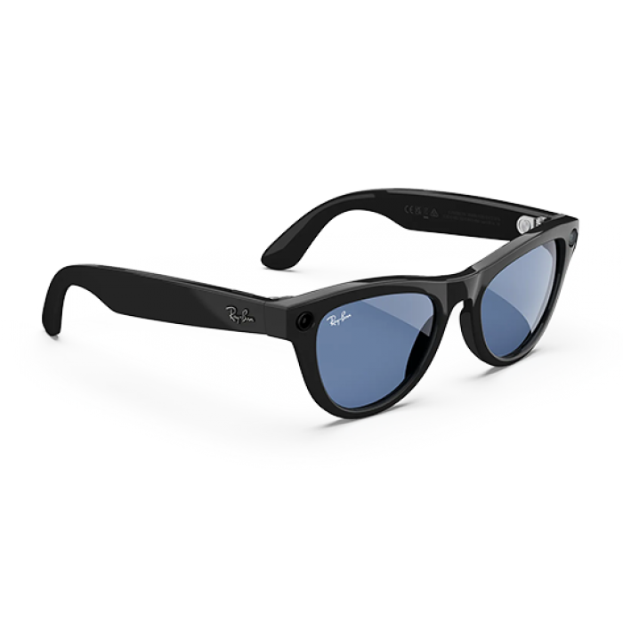 Ray-Ban Meta Skyler Gen1 AI Glasses - Black/Cerulean Blue Transitions