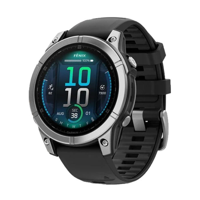  Watch Garmin Fenix E GPS 47mm Stainless Steel - Silver ΕU