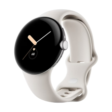  Watch Google Pixel Watch LTE 41mm Polished Silver Case with Sport Band - Chalk EU