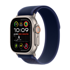 Watch Apple Watch Ultra 2 (2024) LTE 49mm Natural Titanium Case with Trail Loop S/M - Blue EU