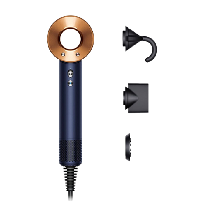 Dyson HD07 Επαγγελματικό Πιστολάκι Μαλλιών με Φυσούνα 1600W Blue/Dark