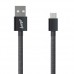 Beeyo Twine micro-USB cable black 1m 