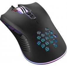 XO mouse wired USB M3 Wolf black RGB 