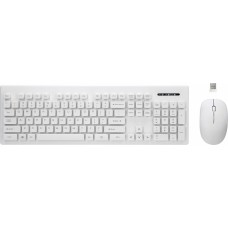 REBELTEC wireless set: keyboard + mouse white WHITERUN 